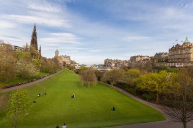 sokak bahçelerde Prenses: edinburgh, İskoçya