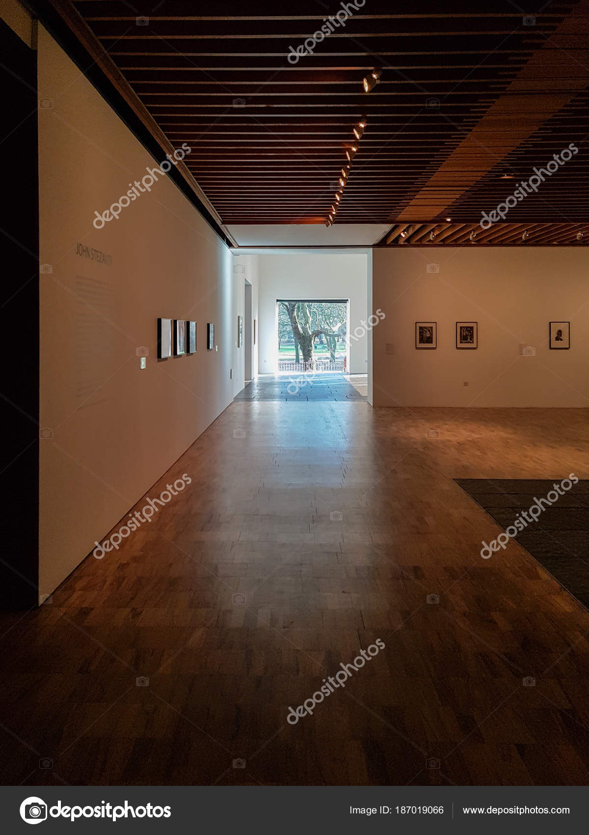 Interiors Of The Whitworth Art Gallery In Manchester Facing