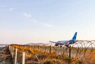 Larnaka Uluslararası kobalt aero Airbus A319 yolcu uçak
