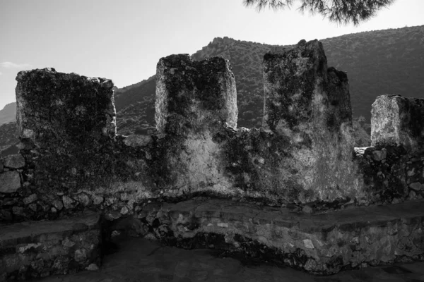 Кирения Гор Кипр Января 2020 Года Руины Замка Святого Илариона — стоковое фото