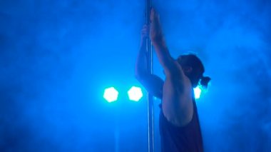 Pole dans adam. akrobasi kutup
