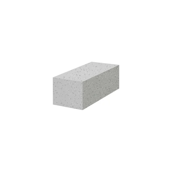 Aerated autoclaved concrete block. Isolated Foam concrete on pallets. vector illustration. — Stock Vector