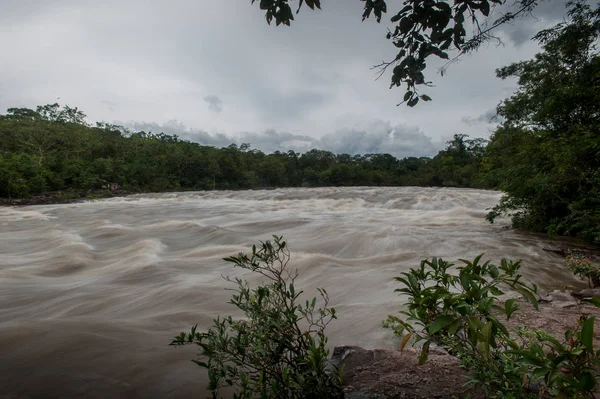 Flash inundación-Flash inundación en Tailandia . — Foto de Stock