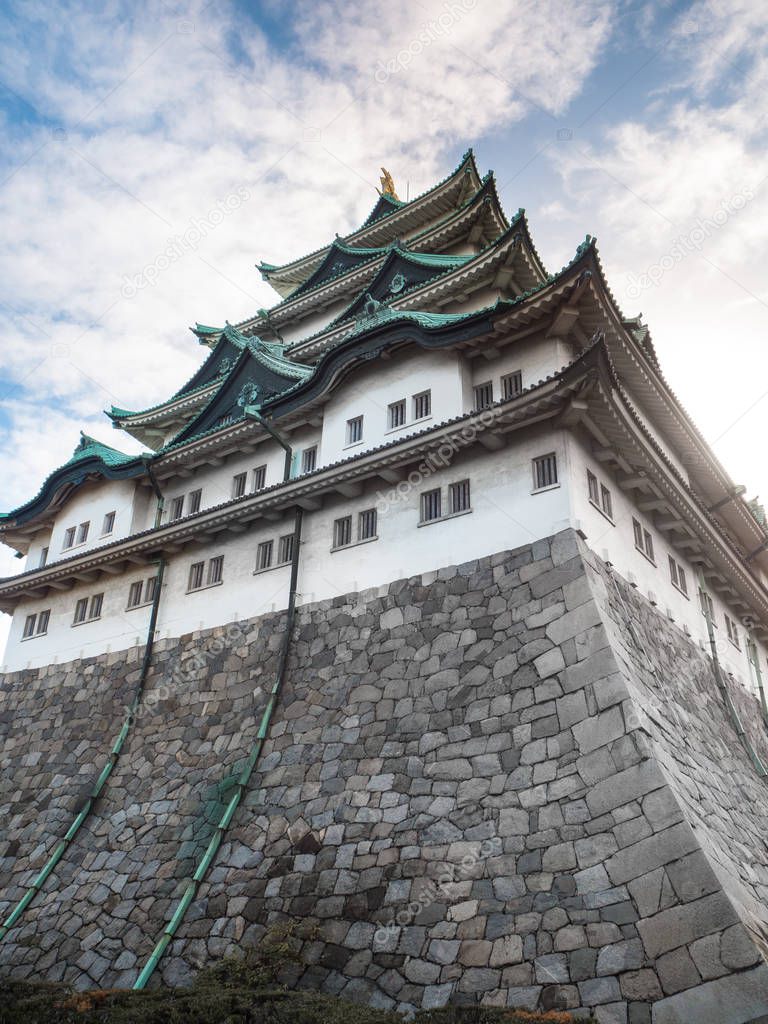 Nagoya Castle in Nagoya City, Aichi Prefecture, Japan