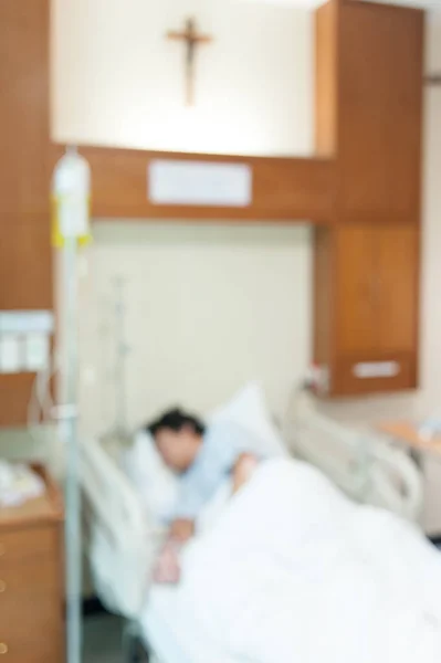 Vervaging van patiënt toegeven in hospita — Stockfoto