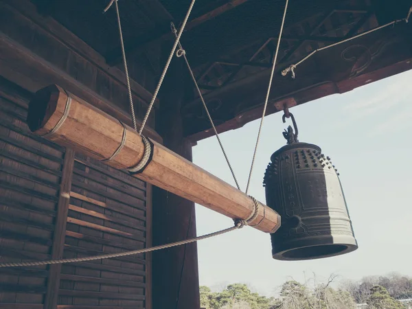 Nagy Bell Tower of Temple, Japán — Stock Fotó