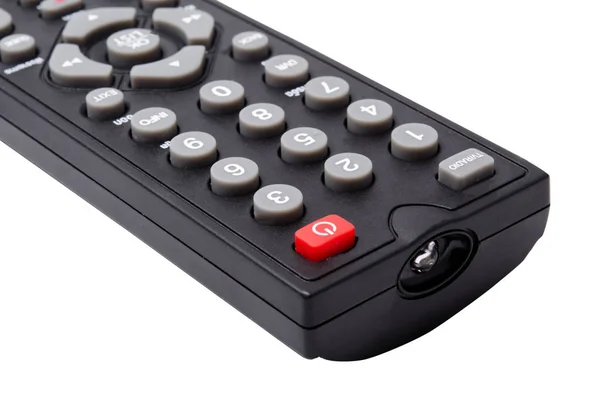 TV remote control isolated on white background. with clipping path — Stock Photo, Image
