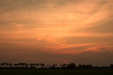 Günbatımı kırsal, doğal günbatımı gündoğumu Ove alan
