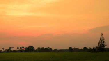 Günbatımı kırsal, doğal günbatımı gündoğumu Ove alan