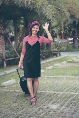 seyahat, iş gezisi ve insanlar kavramı - iyi bir d portresi