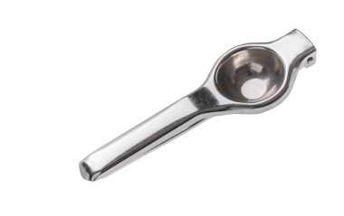 kırpma yolu ile beyaz arka plan üzerinde izole paslanmaz sıkacağı