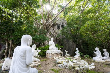 Danang, Vietnam - 8 Aralık 2019: Marble mo 'daki Budist Tapınağı