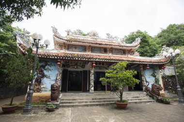 Danang, Vietnam - 8 Aralık 2019: Marble mo 'daki Budist Tapınağı