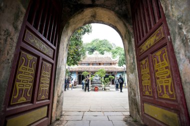 Danang, Vietnam - 8 Aralık 2019: Marble mo 'daki Budist Tapınağı