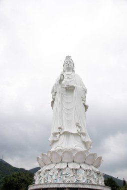 Linh Ung Pagoda 'daki Buda heykeli (Buda Tapınağı), Da Nang, Vietnam