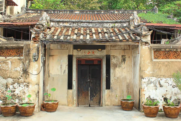 Bir antik Çin evlerin mimari tarzı — Stok fotoğraf