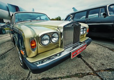 Kiev, Ukrayna - Ekim 2017: Vintage araba Rolls Royce Kiev 