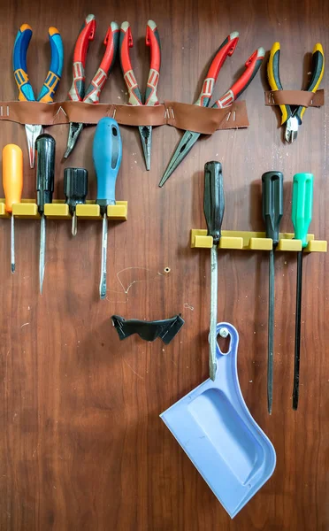 Tool plate with fixed tool. — Stock Photo, Image