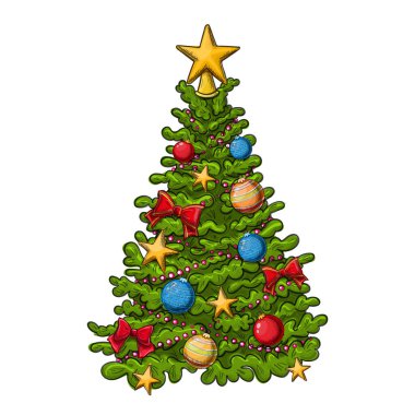 Noel Ağacı Çizimi