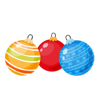 Renkli Noel topları