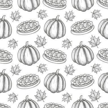 Kabak ve yaprakları ile Seamless Modeli