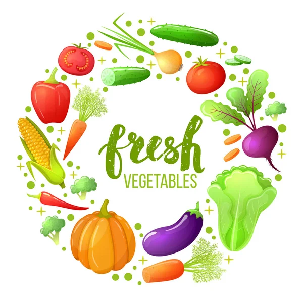 Ensemble de légumes — Image vectorielle