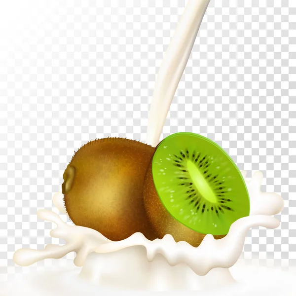 Kiwi and milk