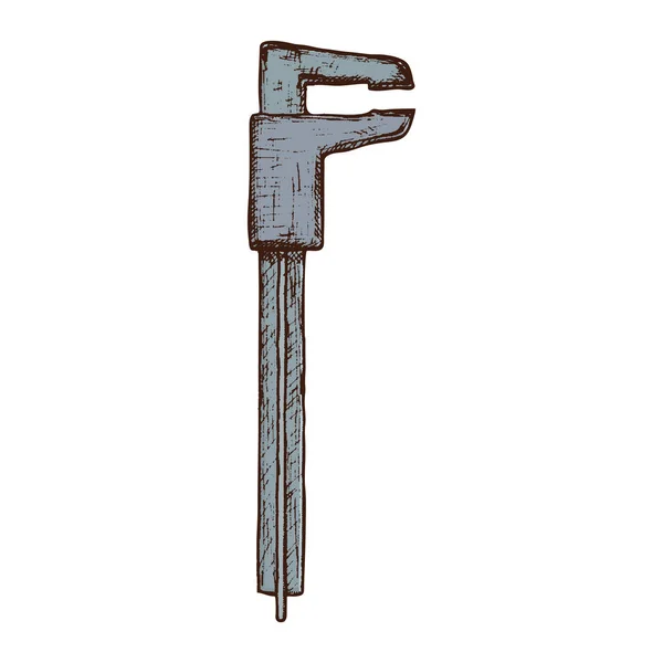 Ручний інструмент для штангенциркулів — стоковий вектор