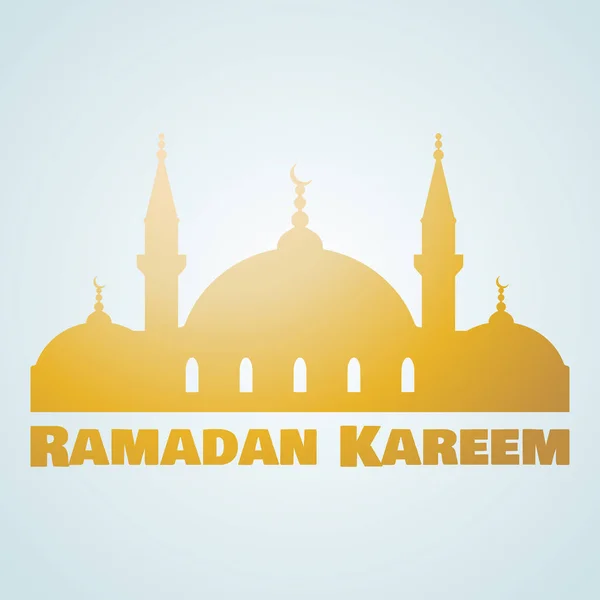 Ramazan Kareem, İslam Camii — Stok Vektör