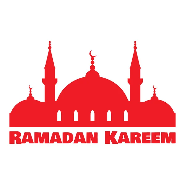 Ramazan Kareem, İslam Camii — Stok Vektör