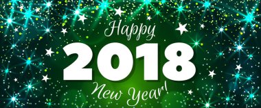 Yeni yıl 2018 afiş