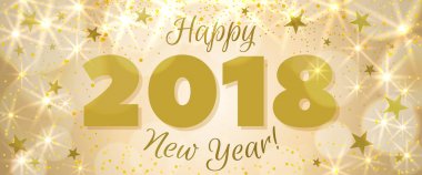 Yeni yıl 2018 afiş