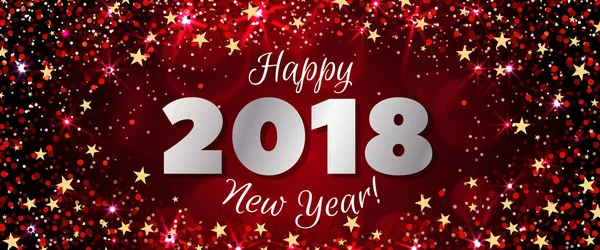 New Year 2018 banner — Stockvector