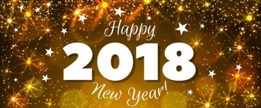 Yeni yıl 2018 afiş