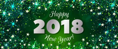 Yeni yıl 2018 afiş