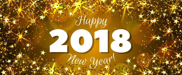 New Year 2018 banner — Stockvector