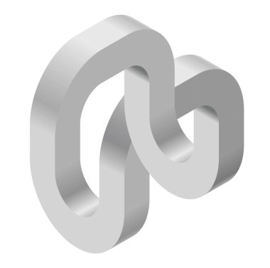 Kayma paradoks, Esher'ın sonsuz merdiven prensip. İzometrik kemerli şekil.