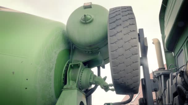 Mélangeur Béton Jaune Pompe Coulée Détail Des Machines Construction Des — Video