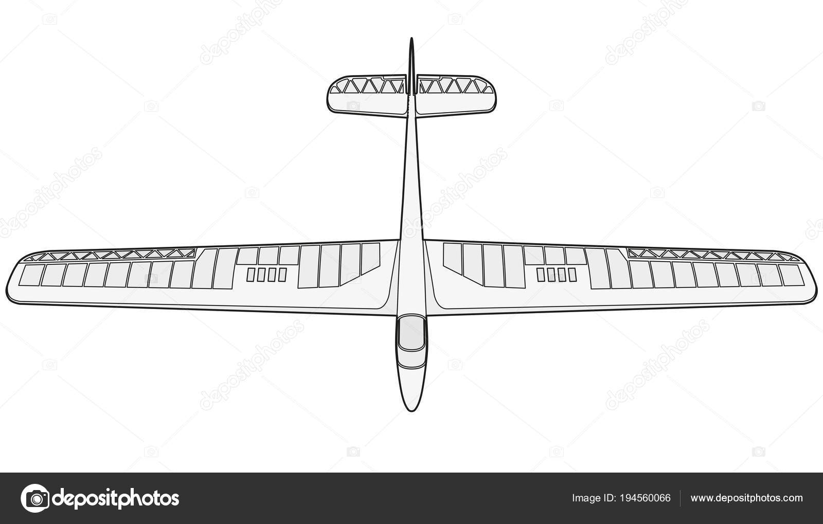 Model Glider Ground Plan Beautiful Subtle Airplane Balsa