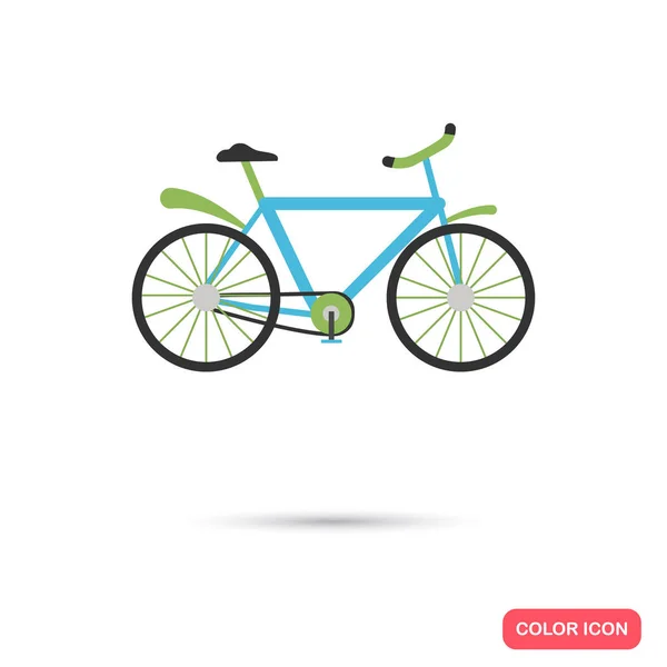 자전거 색상 아이콘입니다. 평면 디자인입니다. 웹 및 모바일 환경 테마 — 스톡 벡터