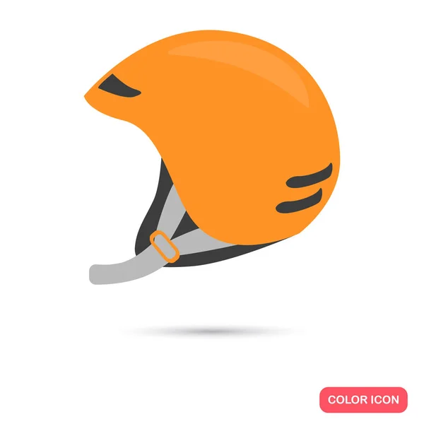 スポーツのヘルメットの色のアイコン。Web とモバイルのフラットなデザイン — ストックベクタ