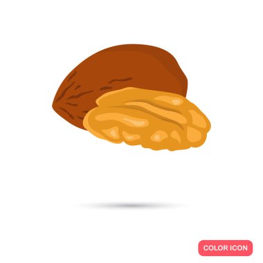 Pekan somun renk simgesi karikatür tasarım