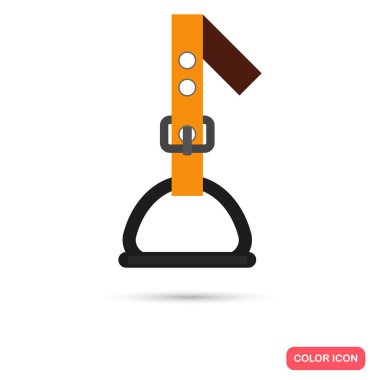 Üzengi renk düz simgesi web ve mobil tasarım için