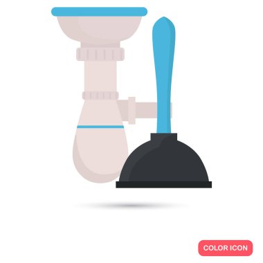 Pantone ve boru hattı renk düz simgesi web ve mobil tasarım için