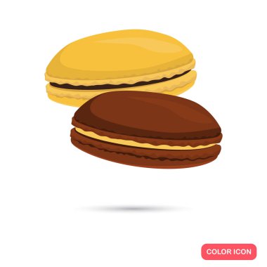 Web ve mobil tasarım için atık kağıt renk düz simgesi