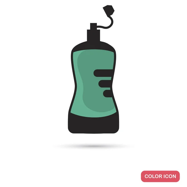 Sportflaschenfarbe flaches Symbol für Web und mobiles Design — Stockvektor