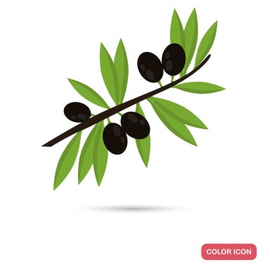 Petrol şube renk düz simgesi web ve mobil tasarım için