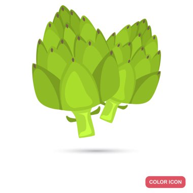 Web ve mobil tasarım için enginar renk simge