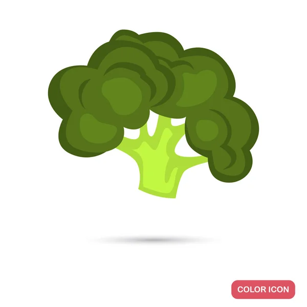 Icono de color brócoli para diseño web y móvil — Vector de stock