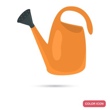 Ahriculture sulama olabilir renk düz simgesi web ve mobil tasarım için
